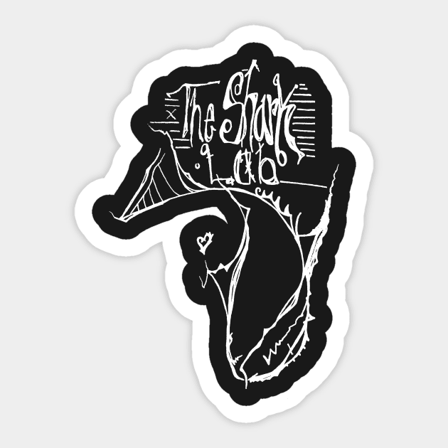 The Shark Lab - ZiLL'S Edition White Sticker by TheSharkLab